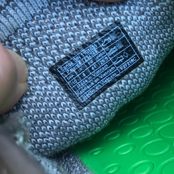 Sanuk Chiba Quest Knit Grey Men’s Slip-On Shoes - Picture 16 of 16